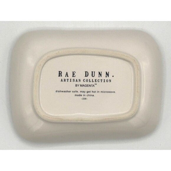 Rae Dunn by‎ Magenta Home Sweet Home Snack Plate Replacement Small Ceramic Dish - Picture 2 of 8